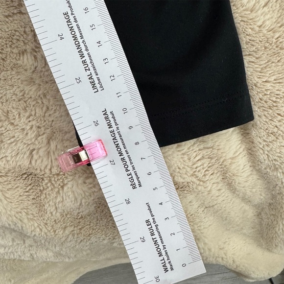 Victorias Secret Pink Ultimate Black Leggings Medium 27" Inseam VS Womens - Picture 5 of 6